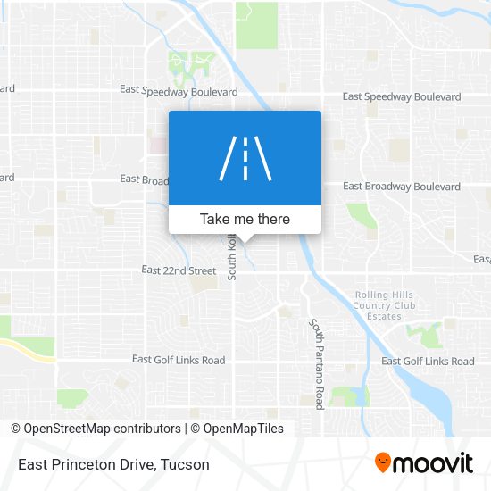 East Princeton Drive map