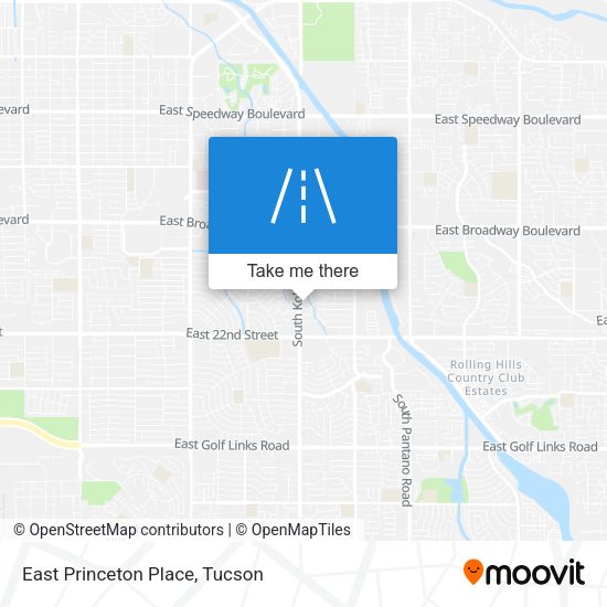 Mapa de East Princeton Place