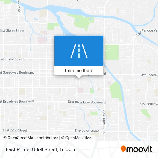Mapa de East Printer Udell Street