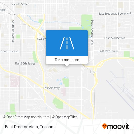 East Proctor Vista map