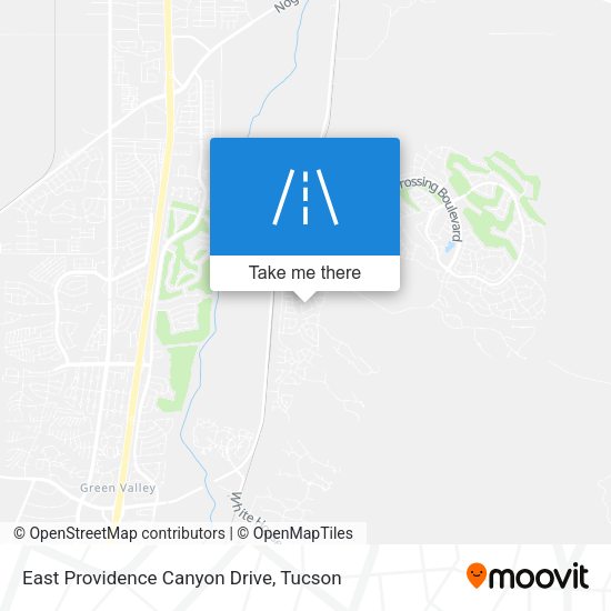 Mapa de East Providence Canyon Drive