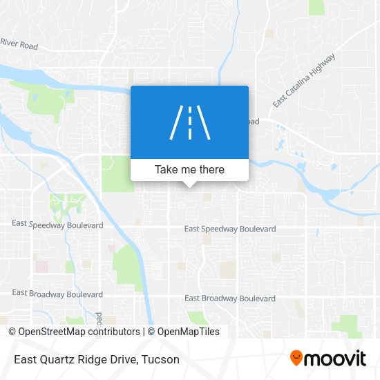 East Quartz Ridge Drive map
