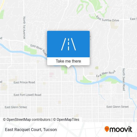 East Racquet Court map