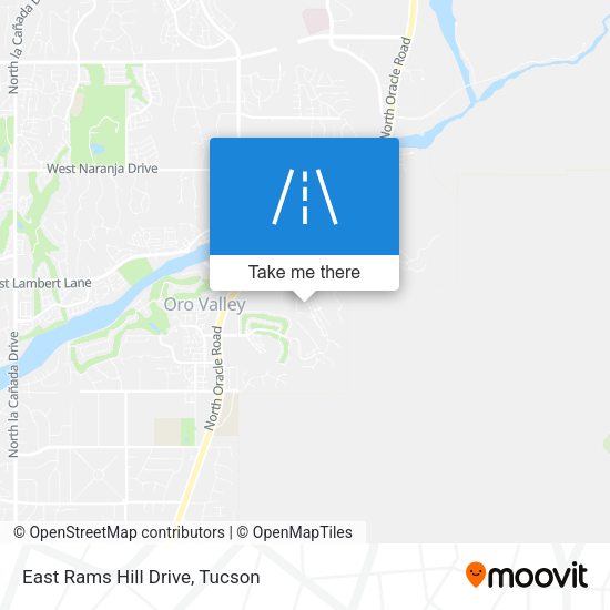 Mapa de East Rams Hill Drive