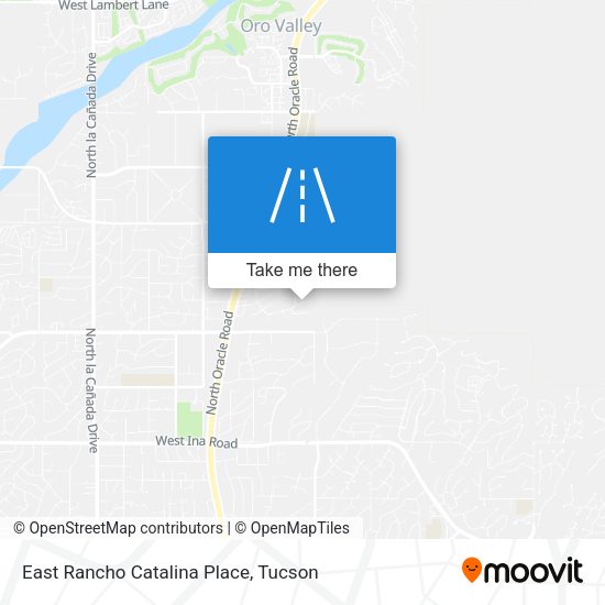 East Rancho Catalina Place map