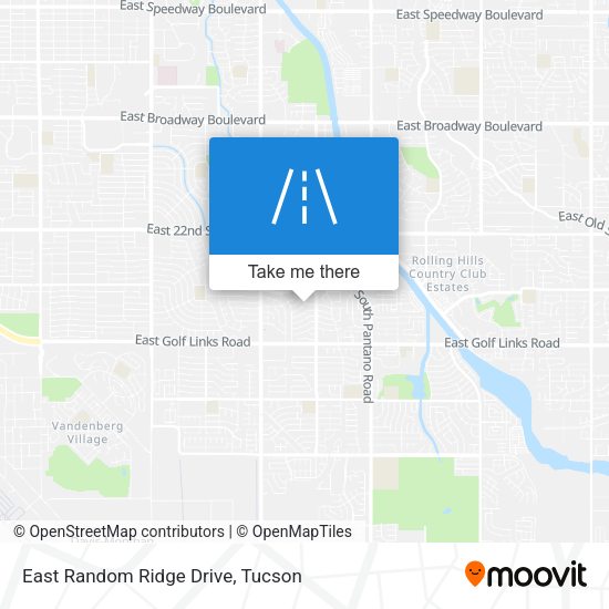 East Random Ridge Drive map