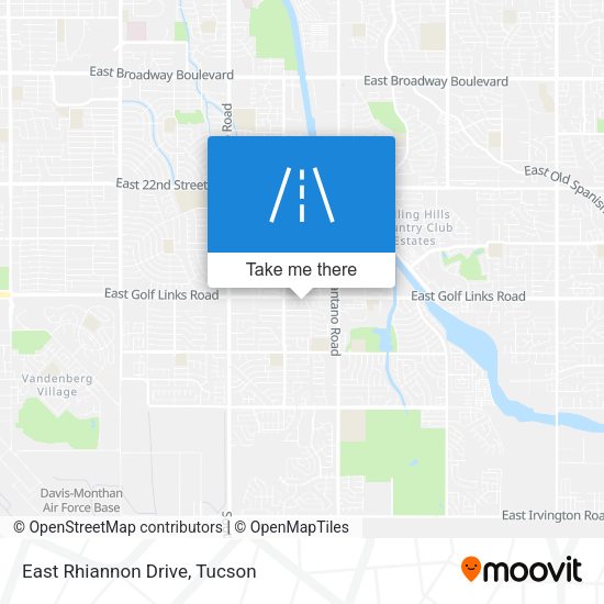 Mapa de East Rhiannon Drive