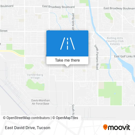 Mapa de East David Drive