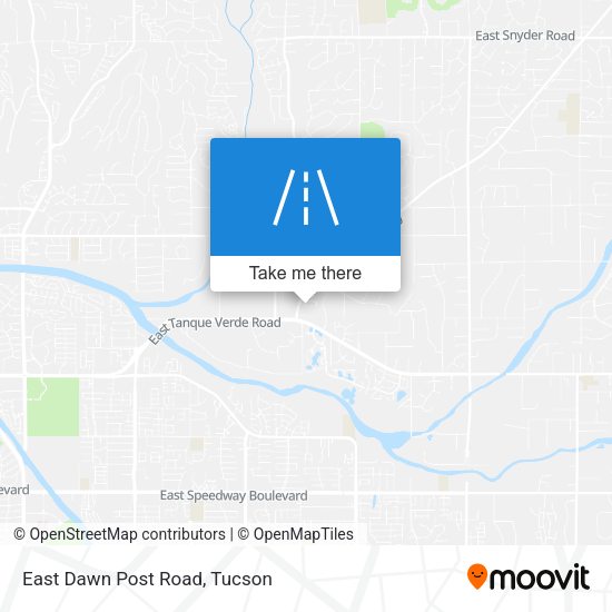 East Dawn Post Road map