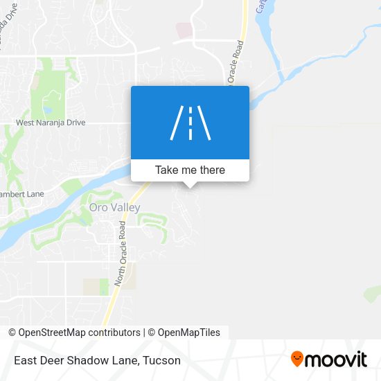 East Deer Shadow Lane map