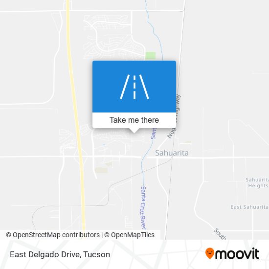 East Delgado Drive map