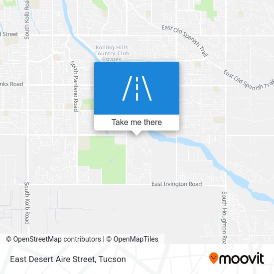 Mapa de East Desert Aire Street