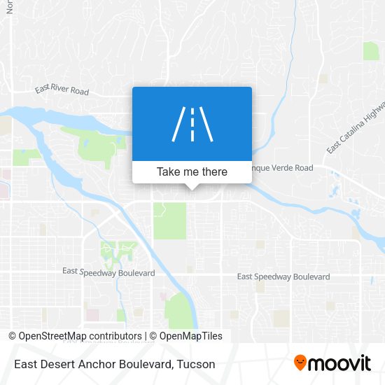 East Desert Anchor Boulevard map