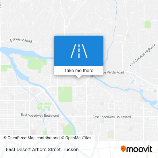 East Desert Arbors Street map