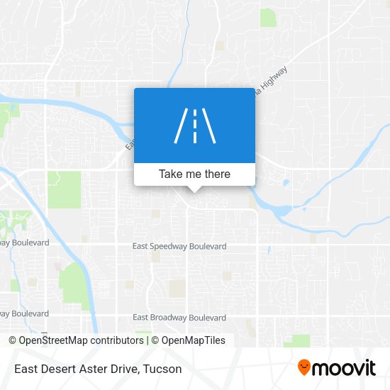 East Desert Aster Drive map