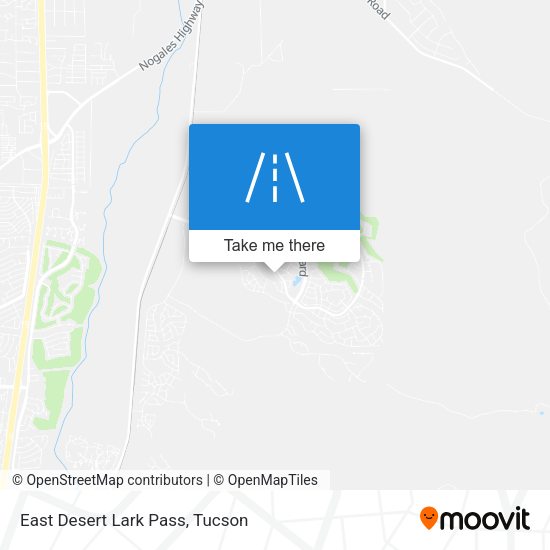 East Desert Lark Pass map