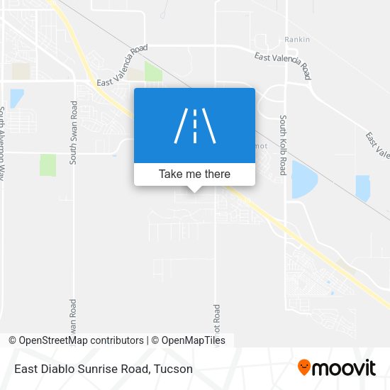 East Diablo Sunrise Road map
