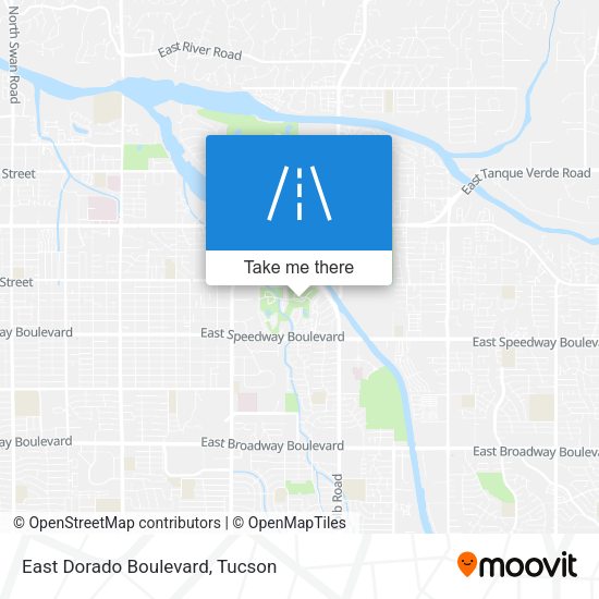 East Dorado Boulevard map