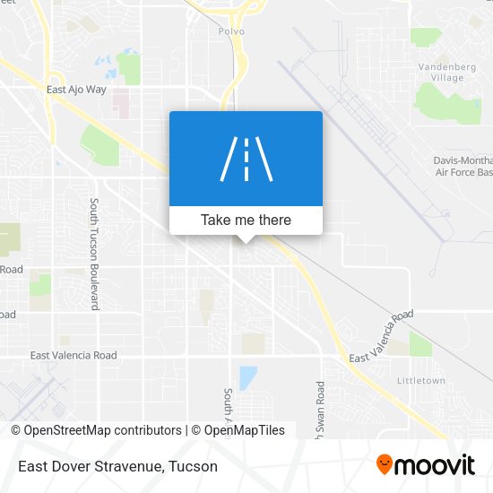Mapa de East Dover Stravenue