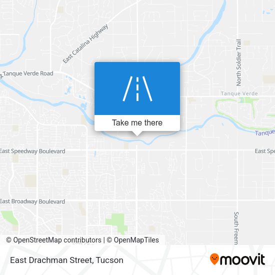 East Drachman Street map
