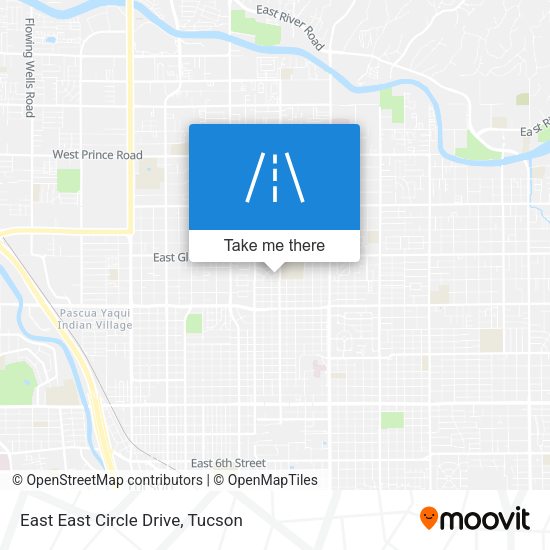 East East Circle Drive map