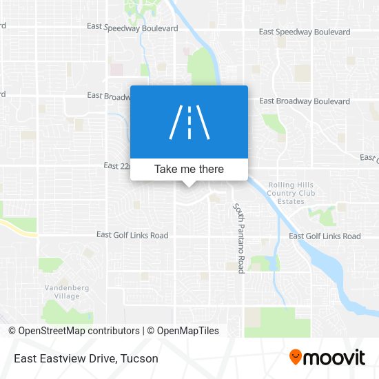 East Eastview Drive map