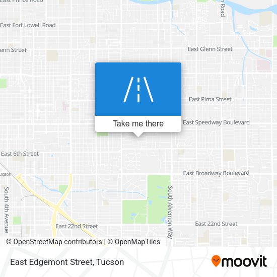 Mapa de East Edgemont Street