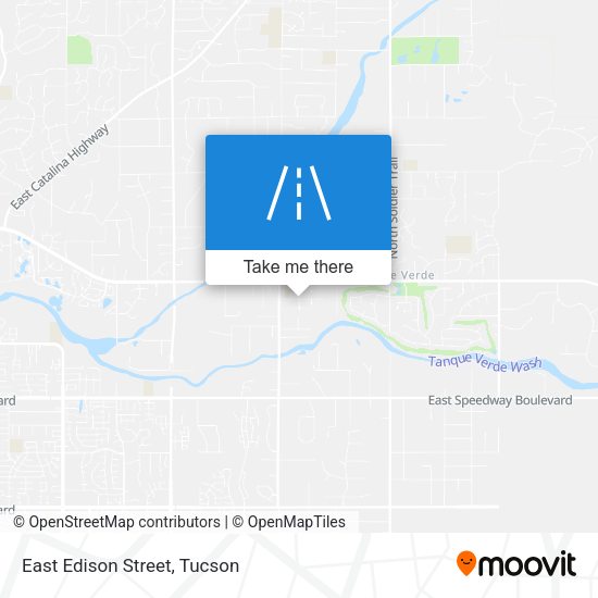 East Edison Street map