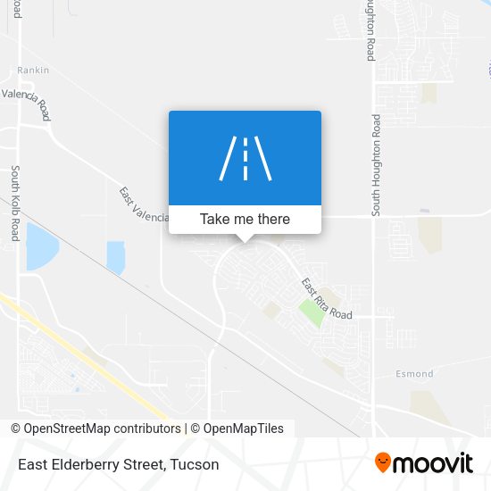 East Elderberry Street map