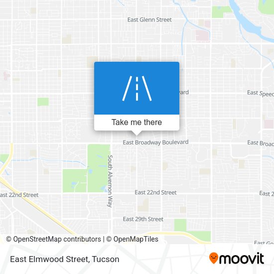 East Elmwood Street map