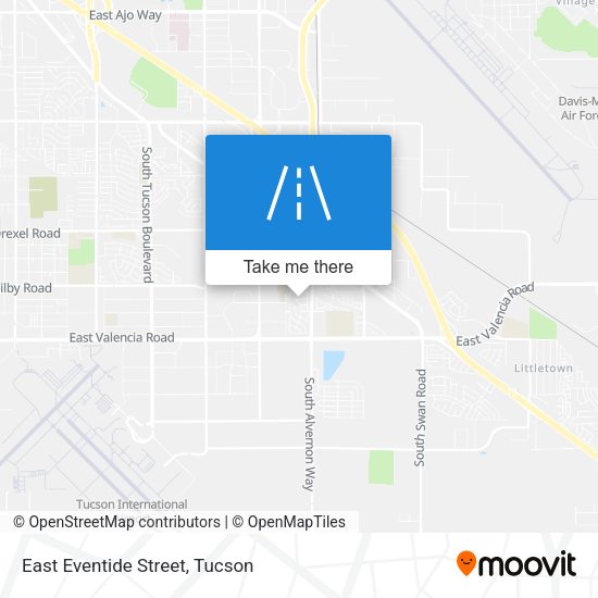 Mapa de East Eventide Street