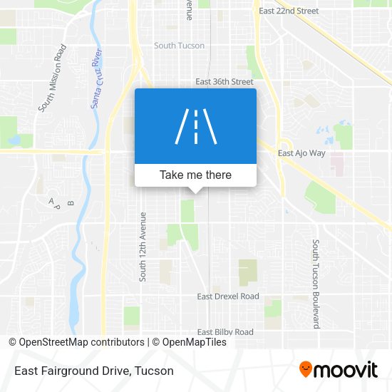 Mapa de East Fairground Drive