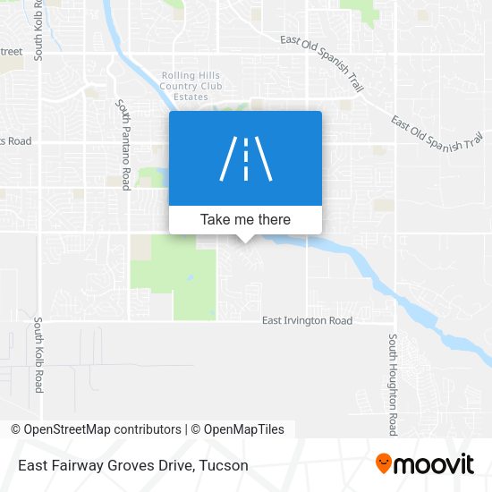 East Fairway Groves Drive map