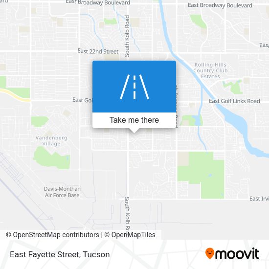 Mapa de East Fayette Street