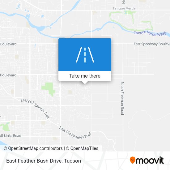 East Feather Bush Drive map