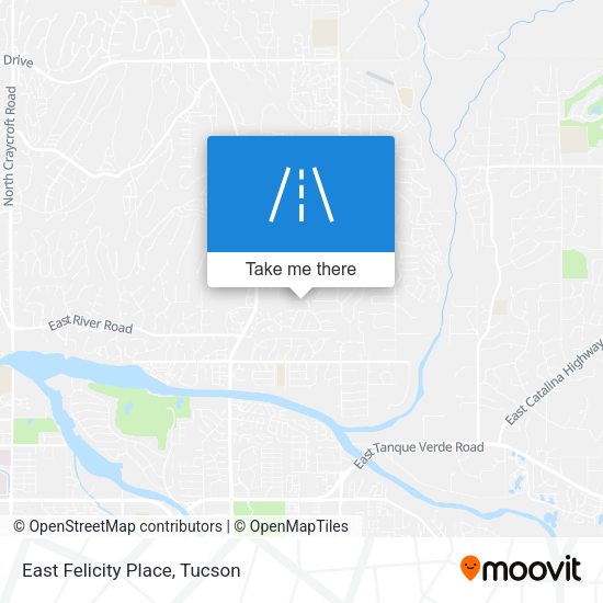 Mapa de East Felicity Place