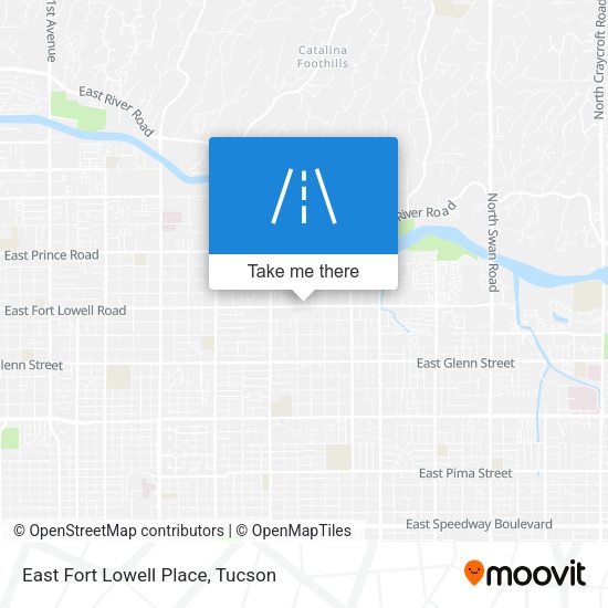 East Fort Lowell Place map