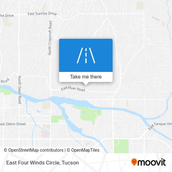 East Four Winds Circle map