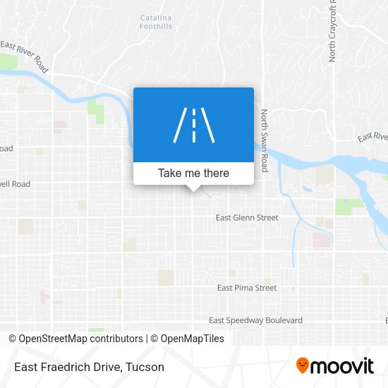 Mapa de East Fraedrich Drive