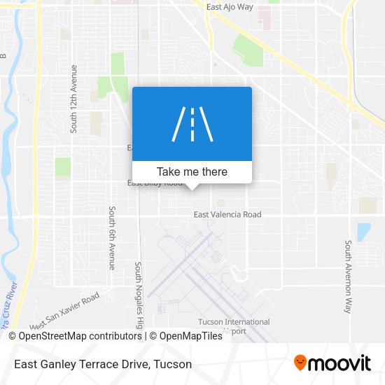 East Ganley Terrace Drive map
