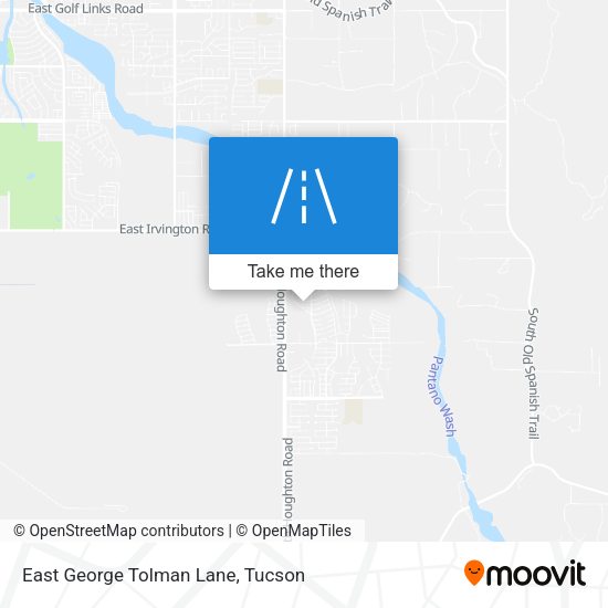 East George Tolman Lane map