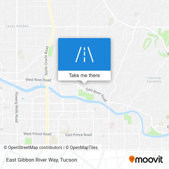 East Gibbon River Way map