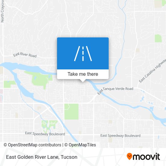 East Golden River Lane map