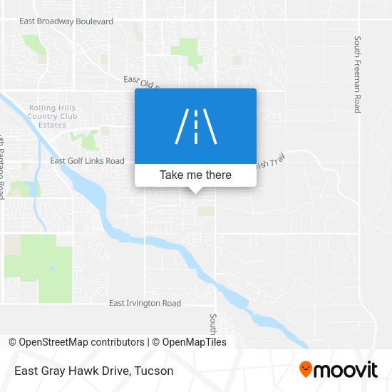 East Gray Hawk Drive map