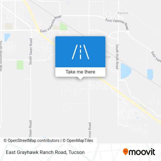Mapa de East Grayhawk Ranch Road