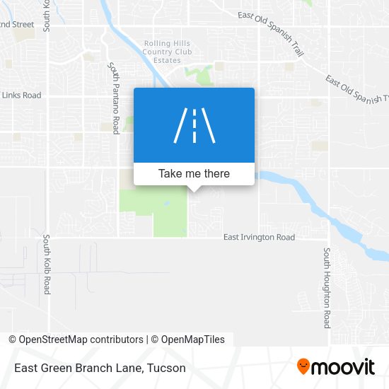 East Green Branch Lane map