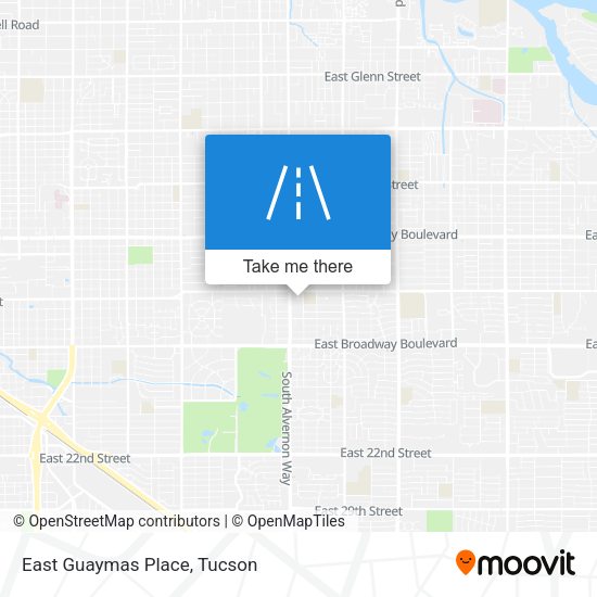 East Guaymas Place map