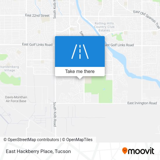 East Hackberry Place map