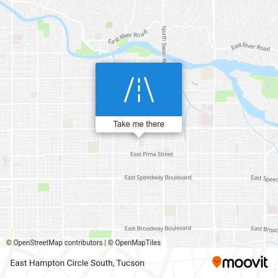 East Hampton Circle South map