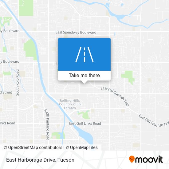 Mapa de East Harborage Drive